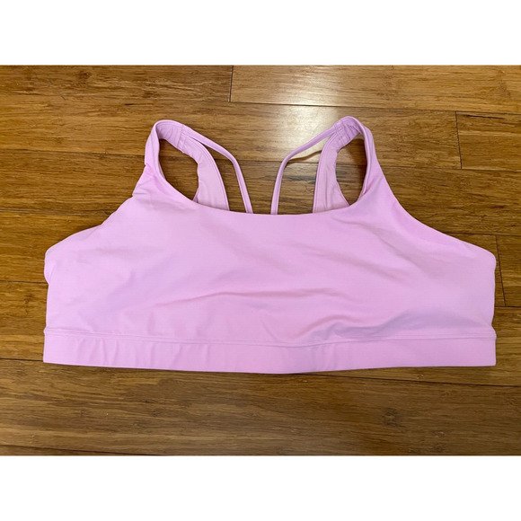NWOT Athleta Exhale Sports‎ Bra D-DD size 3X Opaque Lilac - Picture 3 of 4